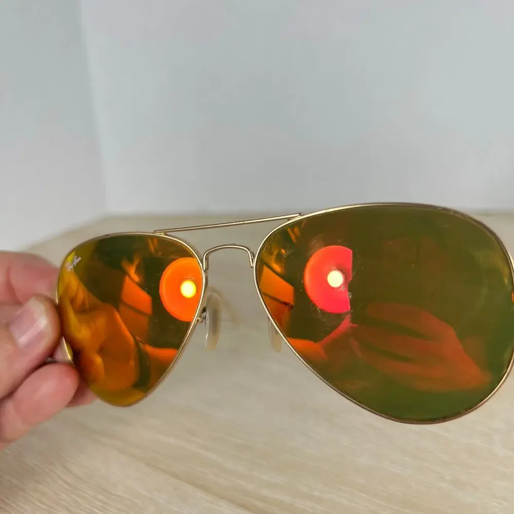 Ray-Ban RB3025 Aviator Large Metal 112/69 Sunglasses FRAMES ONLY 58-14